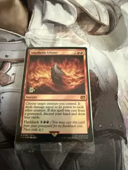 MTG Magic the Gathering FOIL Nibelheim Aflame Pre-Release - Image 2