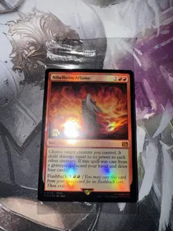 MTG Magic the Gathering FOIL Nibelheim Aflame Pre-Release - Image 3