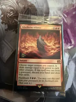 MTG Magic the Gathering FOIL Nibelheim Aflame Pre-Release - Image 5