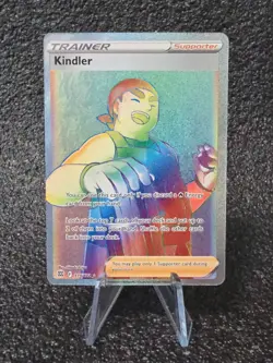 Kindler 179/172 - Brilliant Stars - Secret Rainbow Rare Pokemon Card Near Mint - Image 1