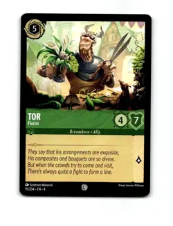 Tor - Florist 91/204 Ursula's Return Disney Lorcana Trading Card - Image 1