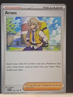 Arven 166/198 S&V Base - or - 186/197 Obsidian Flames x 1 NM Pokemon TCG - Image 2
