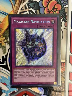 Magician Navigation Secret Rare 1St Edition TDIL-EN071 Yugioh Dark Magician - Image 1