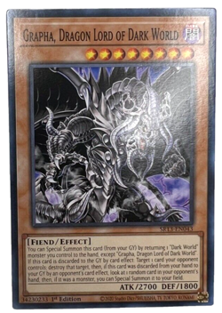 YuGiOh! - Grapha, Dragon Lord of Dark World - Common - Image 1