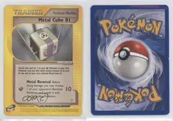 Metal Cube 01 Pokemon e-Card Series Aquapolis #129 2002 0mf9 - Image 3
