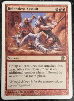 Relentless Assault 8th Edition Regular Rare *MINT* Magic The Gathering Card - Image 1