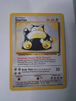 Snorlax 030/130 - Base Set 2 - WOTC Pokemon TCG Regular Card - Image 1