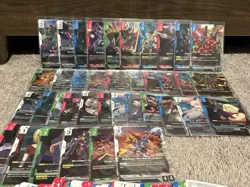 2025 GD01 English Gundam Card Game Card Bundle Lot - C, U, And Holo Rare Cards - Image 3