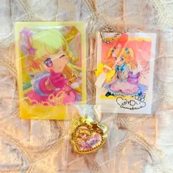 Pripara Yui Trading Clear Card Dream Jewel Acrylic Keychain - Image 1