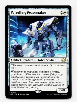 Patrolling Peacemaker [Commander: Edge of Eternities] MTG Magic NM/M ⚪ - Image 1