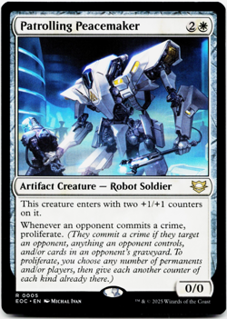 Patrolling Peacemaker [Commander: Edge of Eternities] MTG Magic NM/M ⚪ - Image 3