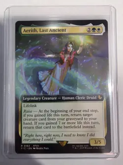 Aerith, Last Ancient 0163 Regular Magic The Gathering Final Fantasy MTG - Image 1
