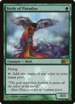 Birds of Paradise (Buy-A-Box) [Magic 2011 Promos] Magic MTG - Image 1