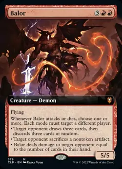 Balor (Extended Art) [Commander Legends: Battle for Baldur's Gate] Magic MTG - Image 1