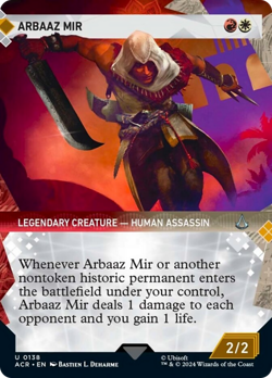Arbaaz Mir (Showcase) [Assassin's Creed] Magic MTG - Image 1