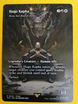 2025 Magic MTG Final Fantasy Hugo Kupka Borderless Rare #0050 - Image 1