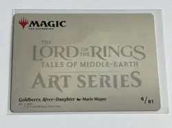 Goldberry River Daughter 6 / 81 Signature Art Series MTG LOTR 2023 Mint - 9.0 + - Image 3