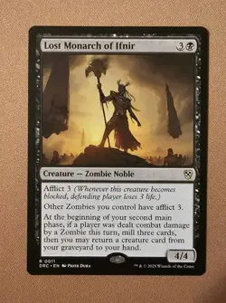 MTG Lost Monarch of Ifnir x1 NM from Commander: Aetherdrift - Image 1
