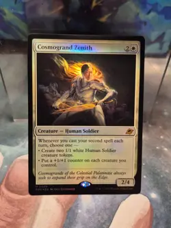 FOIL M 0009 Cosmogrand Zenith Human Mythic Rare Edge of Eternities EOE MTG Card - Image 1