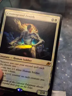 FOIL M 0009 Cosmogrand Zenith Human Mythic Rare Edge of Eternities EOE MTG Card - Image 2
