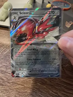 Pokemon Scizor ex 111/162 Temporal Forces Double Rare Holo NM - Image 2