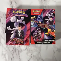 EMPTY Set Of 6 Pokemon TCG Scarlet & Violet Booster Bundles x4 Build & Battle x2 - Image 3