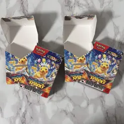 EMPTY Set Of 6 Pokemon TCG Scarlet & Violet Booster Bundles x4 Build & Battle x2 - Image 5