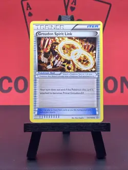 Groudon Spirit Link 131/160 Primal Clash Regular Uncommon Pokemon TCG 2015 LP - Image 2