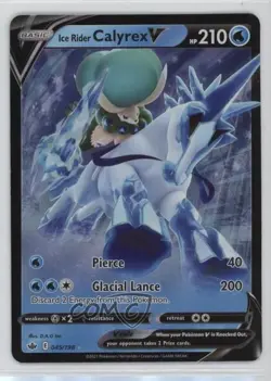 Ice Rider Calyrex V Pokemon Sword & Shield Chilling Reign #045 0n64 - Image 1