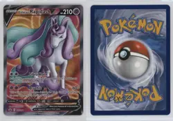 Full Art - Galarian Rapidash V Pokemon Sword & Shield Chilling Reign #167 0n64 - Image 3