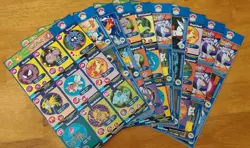 1999 Burger King Pokemon Master Trainer Collector Set Complete. UNCUT - Image 1