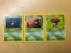 Pokemon TCG Jungle Set Lot Oddish 58/64 Gloom 31/64 Vileplume Rare 31/64 - Image 1