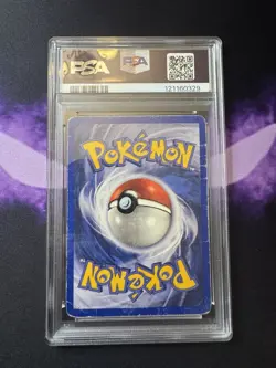 2002 Pokemon Legendary Collection #58 Omastar Reverse Foil Holo PSA 1 POP 8 - Image 2
