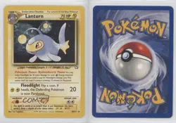 Lanturn Pokemon Neo Genesis #38 2000 16tx - Image 3