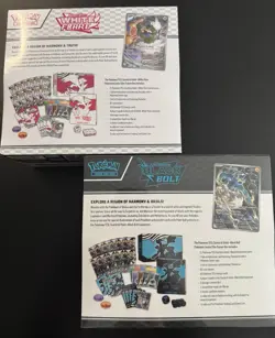 BLACK BOLT/WHITE FLARE POKEMON CENTER ETB PAIR SHIP NEXT DAY - Image 2