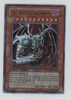 The Wicked Dreadroot YuGiOh Shonen Jump Magazine Promo #JUMP-EN018 2002 07n0 - Image 1