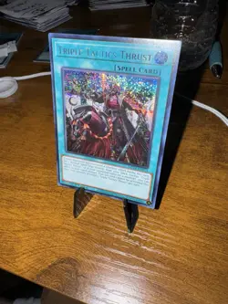 Yugioh TCG 1x Triple Tactics Thrust MP24-EN073 Prismatic Secret Rare 1st Ed NM - Image 3