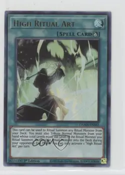 High Ritual Art (UR) 1st Ed. YuGiOh Dawn of Majesty #DAMA-EN065 00ah - Image 1