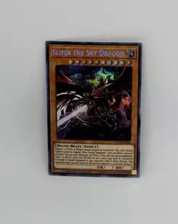 Yugioh Slifer the Sky Dragon TN19-EN008 Limited Edition Secret Rare Holo - NM - Image 1