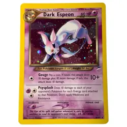 Dark Espeon 4/105 Neo Destiny Holo Rare Swirl Pokemon WOTC Vintage Card - Image 1