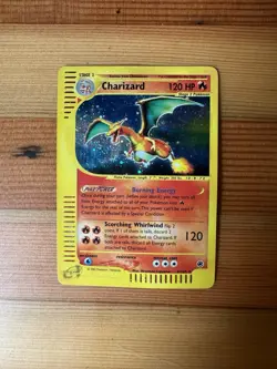 Pokemon TCG Expedition 2002 Charizard Holo Rare E-Reader Card 6/165 - Image 1