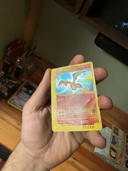 Pokemon TCG Expedition 2002 Charizard Holo Rare E-Reader Card 6/165 - Image 3