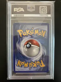 2005 Pokemon Rayquaza EX Deoxys Ultra Rare Holo Card 102/107 PSA 8 - Image 2