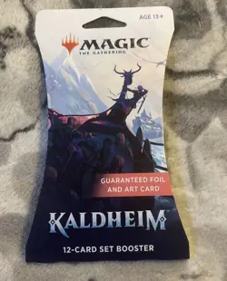 Magic the Gathering Kaldheim 12 Card Set Booster Pack - Image 1