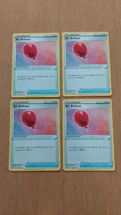 4x Air Balloon 156/202 Pokemon Card TCG Playset - Image 1