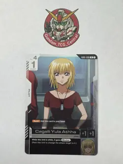 Cagalli Yula Athha - Gundam Card Game #GD01-096 - GD01 - NM Foil Newtype Rising - Image 1