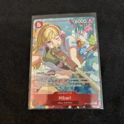 Hibari (Alt Art) OP11-010 SR Fist of Divine Speed ONE PIECE Card Game English NM - Image 1