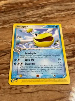 Vintage 2003 Pokemon Pelipper Card 19/109 EX Ruby & Sapphire Lightly Played - Image 3