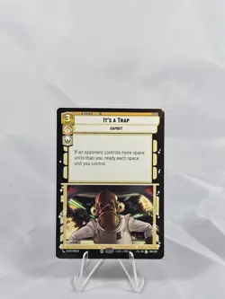 Star Wars: Unlimited It's a Trap! - JTL 209 Admiral Ackbar Gambit Card - Image 1