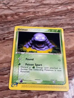 Vintage 2003 Pokemon Grimer Card 57/97 EX Dragon Lightly Played - Image 1